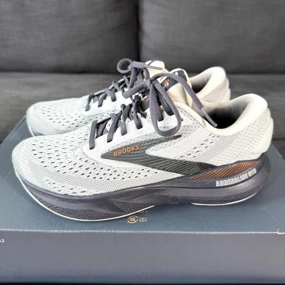 Brooks Adrenaline GTS 24 Running Shoes Gray 1204261D030 Womens 7.5 Wide
